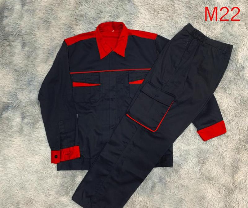 Quần áo bảo hộ lao động đẹp $ rẻ, vải kaki nam định loại dày 3.1 (M22)