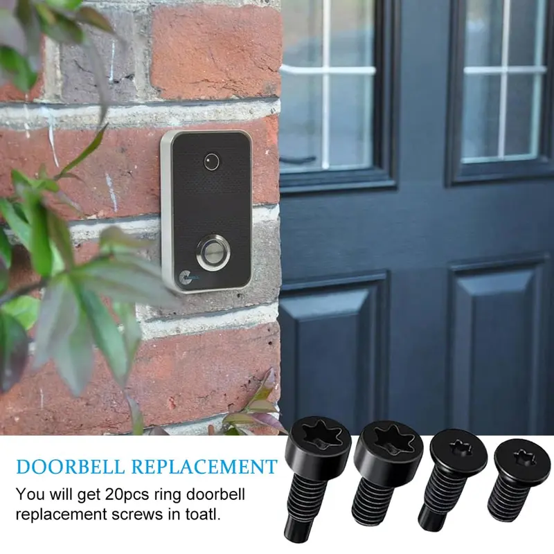 Ring Doorbell Screws Replacement Security Screws, Spare Screws for Ring Doorbells Accessories Compatible with Video Door Bell Smart Doorbell 2