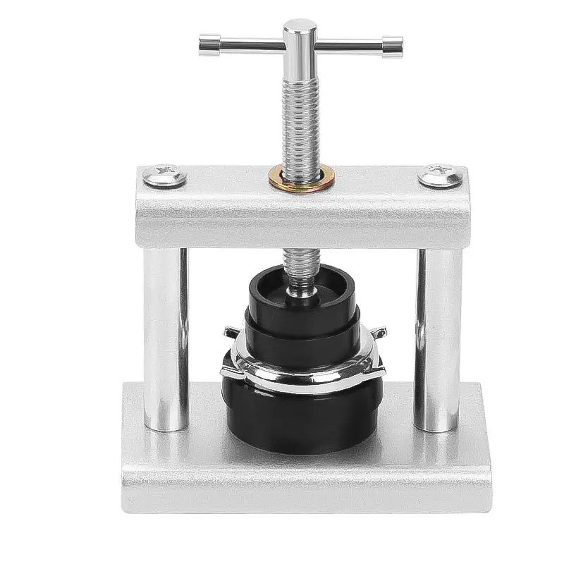 Máy ép đáy đồng hồ dạng vặn ren, chắc chắn, dễ dàng điều chỉnh