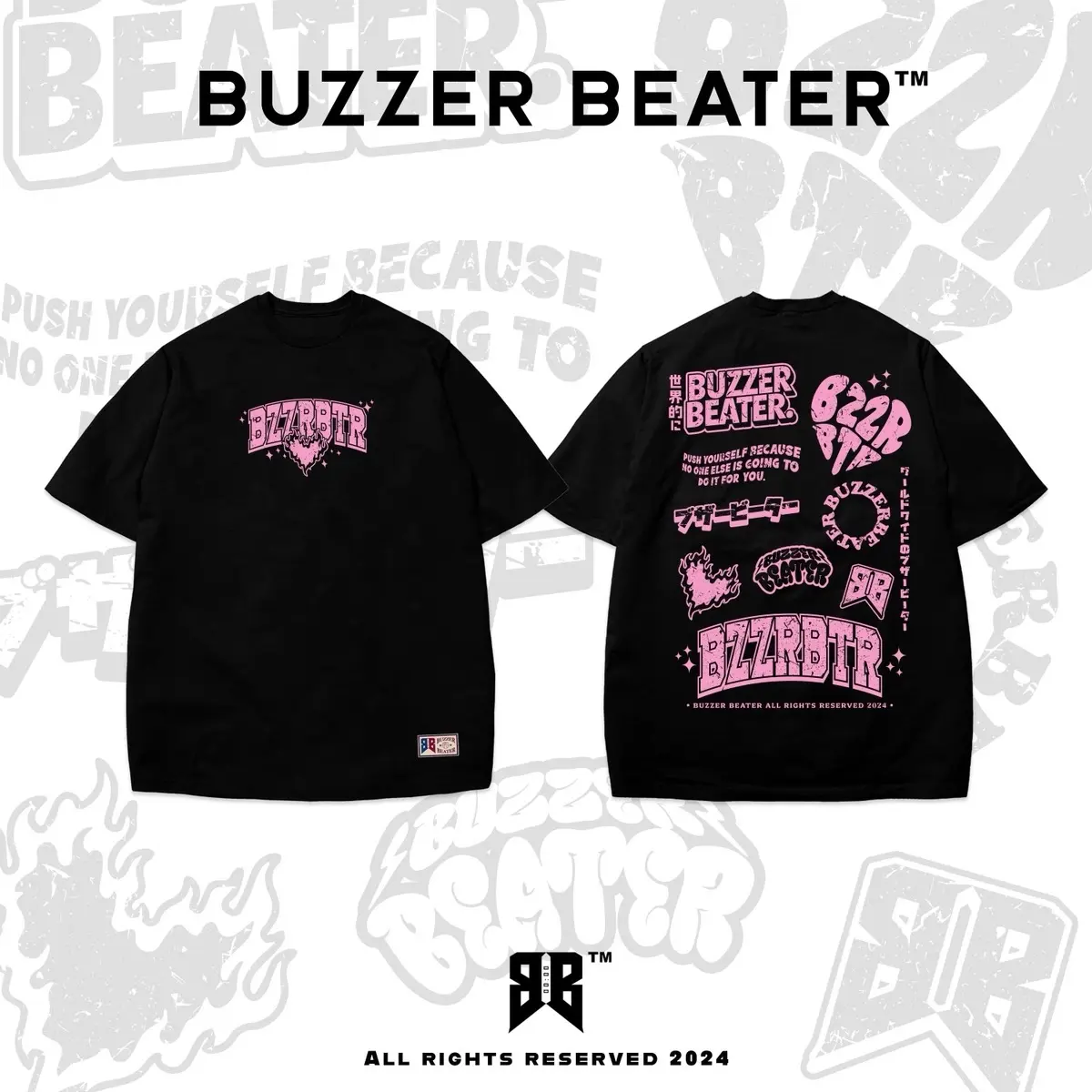 Summer BzzrBtr LOGO TEA Tops