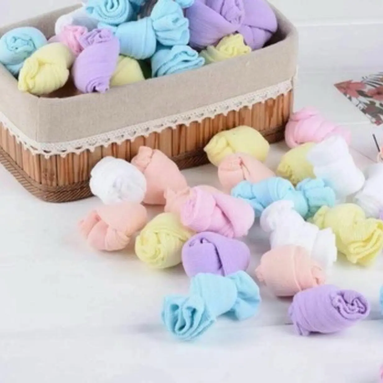 5 Đôi tất giấy, tất kẹo cho bé sơ sinh đến 2 tuổi