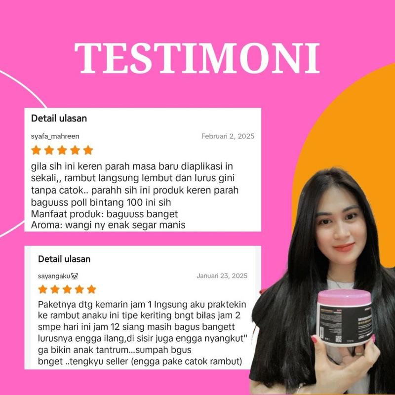 PELURUS RAMBUT TREVEL SIZE 100ML - PINKSMOTH KERATINE AMPUH 3