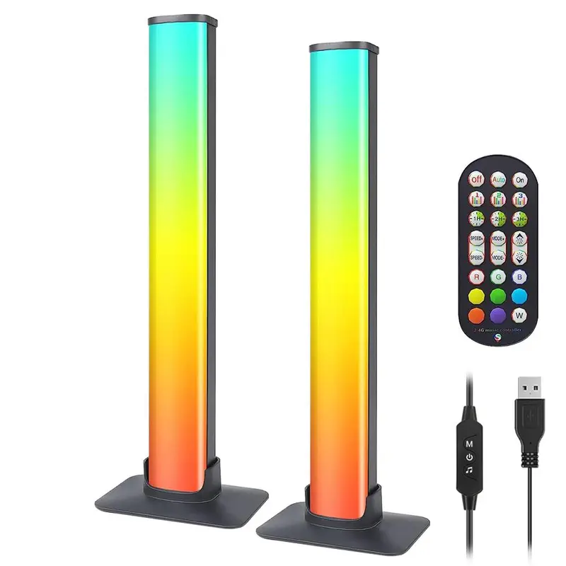 Pride Month LED Light Bar, 1 Set RGB Color Changing LED Light With Remote Control, USB Powered Ambient Light For Home Decor, Super Bowl Party Decoration 1