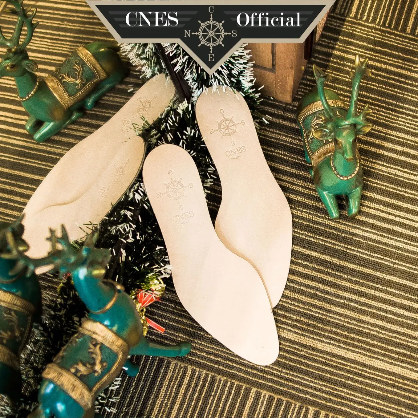 Lót Giày Nam Da Bò Cao Cấp Thương Hiệu CNES Cao Su Miếng Lót Giày