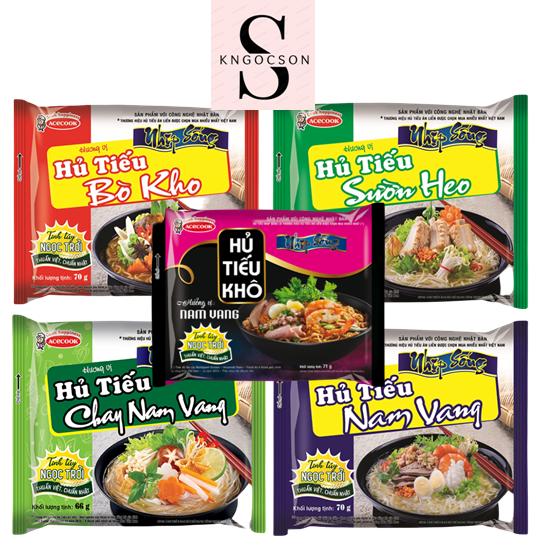 Thùng Hủ tiếu chay, nam vang, bò kho, sườn heo, khô nam vang Nhịp sống Acecook Cay