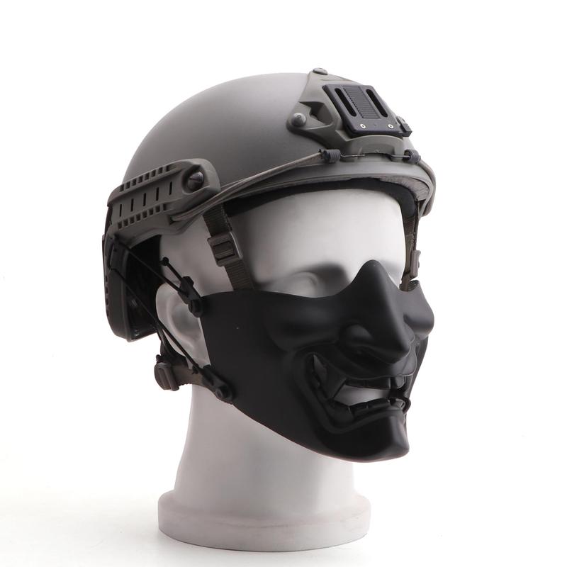 Summer Half Face Protective Mask, Army Fans Supplies, Tactical Face Protection Mask, Halloween Costume Ideas, Party Cosplay Costumes Accessories 8