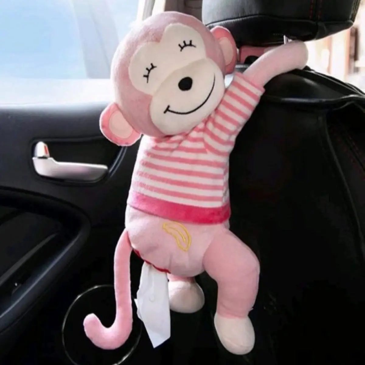 Tempat Tissue Boneka Monyet Gantung/Tempat Tissue Gantungan Mobil Car