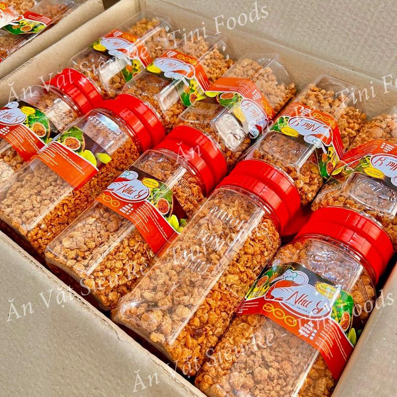 COMBO 10 HŨ LỚN MUỐI TÔM NHƯ Ý CHÍNH HÃNG 400G - Gia Vị Ăn Vặt Food Cay Snack Bột Đường