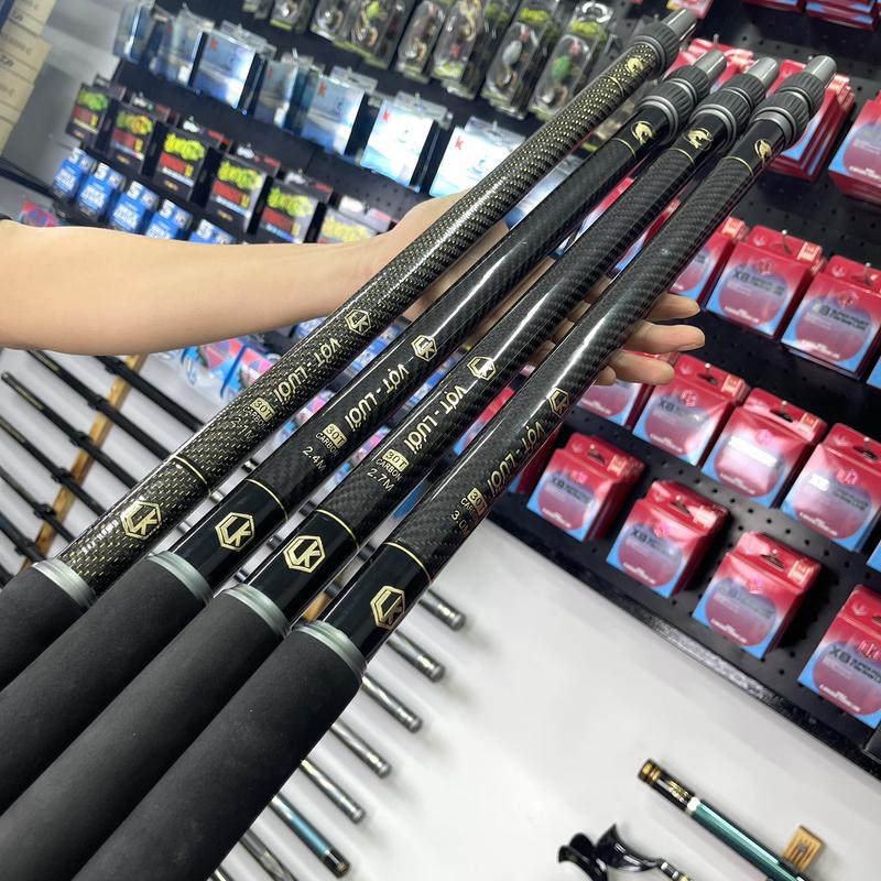 [LK HÒA] CÁN VỢT LK HÒA, CÁN VỢT CACBON CHUYÊN SĂN HÀNG Bắt Cá Fishing Đi Câu Câu Cá Nam Mồi