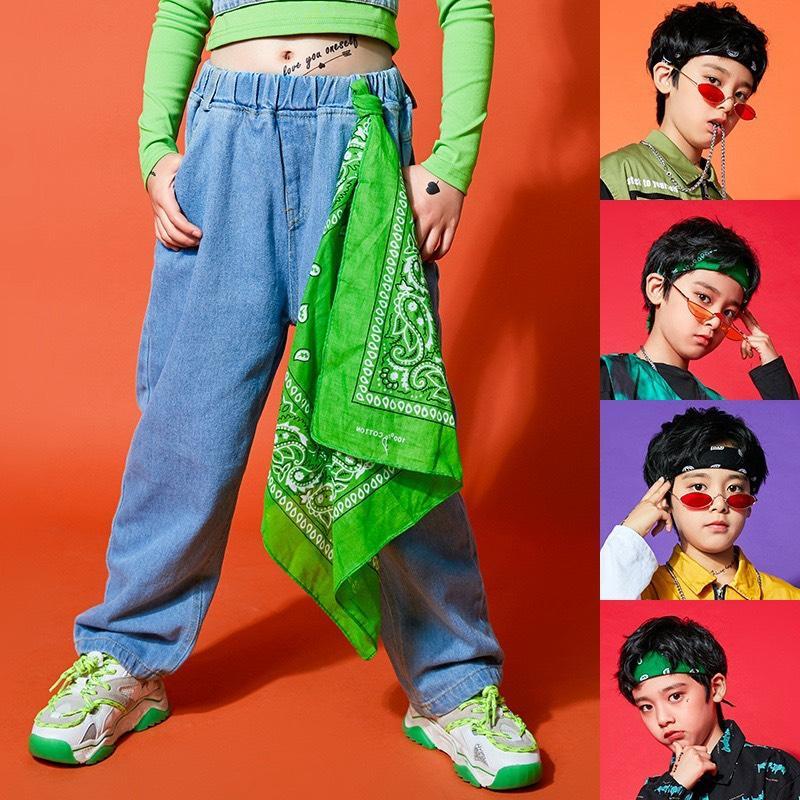 Khăn Vuông Bandana Khăn Turban Phối Họa Tiết Phong Cách HipHop