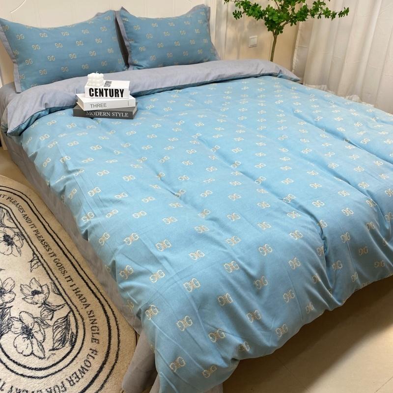Double-Layer Yarn Warm Woolen Cotton Brushed Four-Piece Thickened Soft Warm Double-Sided Velvet 5