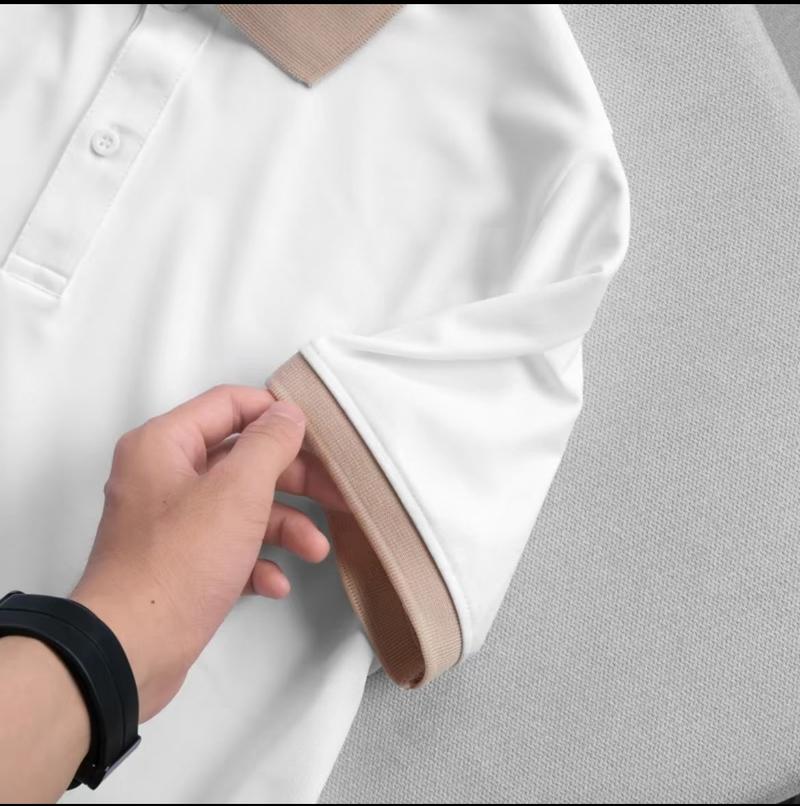 Product Introduction of Áo polo nam phối cổ thời trang vải cá sấu dày mịn 7