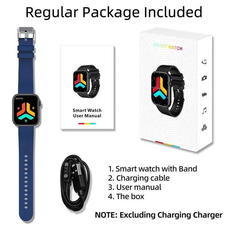 LIFEBEE Multifunctional Smart Watch, Fashion Digital Watch with Heart Rate Monitoring & Multiple Sports Modes, Waterproof Sports Watch for Women & Men, Stocking Fillers Gift 3