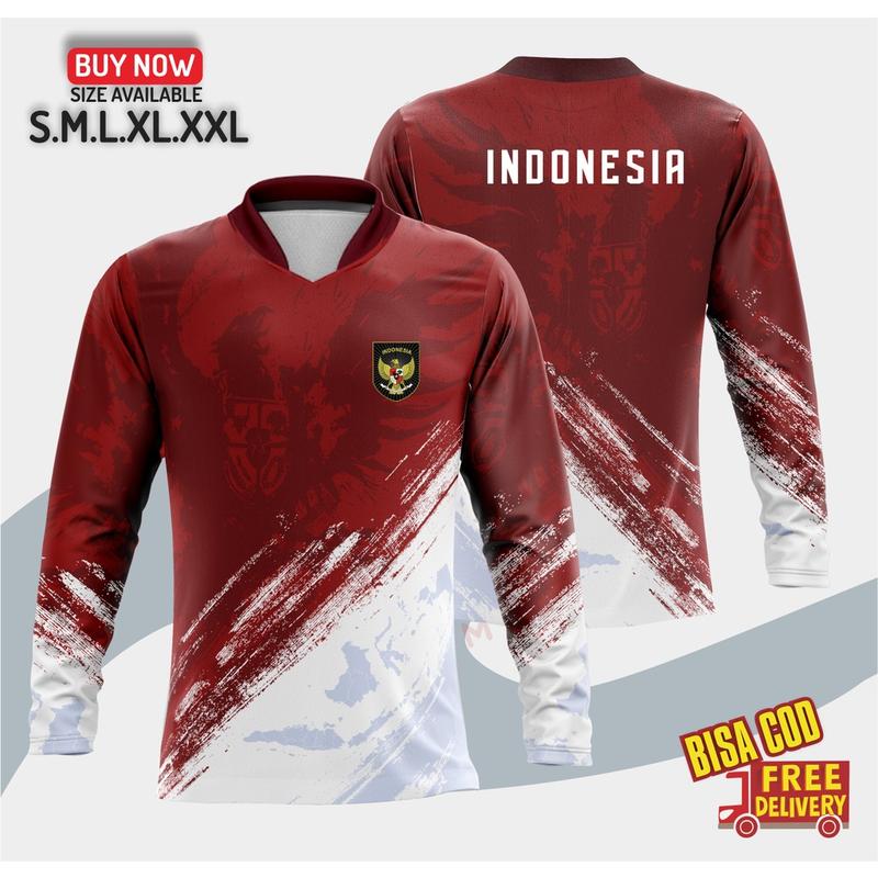 Baju Kaos Jersey TIMNAS INDONESIA AFF Piala Dunia U-23 Indonesia 2023 Panitia Karang Taruna HUT RI Agustusan Bisa Custom Satuan bisa cod 1