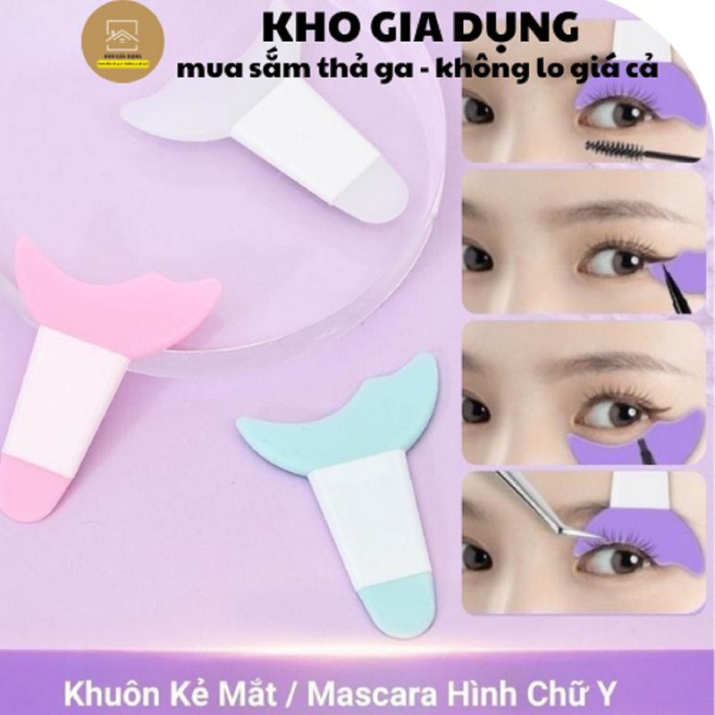  Khuôn Chữ Y Hỗ Trợ  Kẻ Mắt Vẽ Eyeliner Chuốt MI 3 Trong 1 Chất Liệu Silicone Mềm Mại Khuôn Chữ Y Hỗ Trợ Trang Điểm Tiện Dụng Nhỏ Gọn Có Thể Mang Theo Bên Mình 88811 Dụng Cụ Cosmetic Mỹ Phẩm 