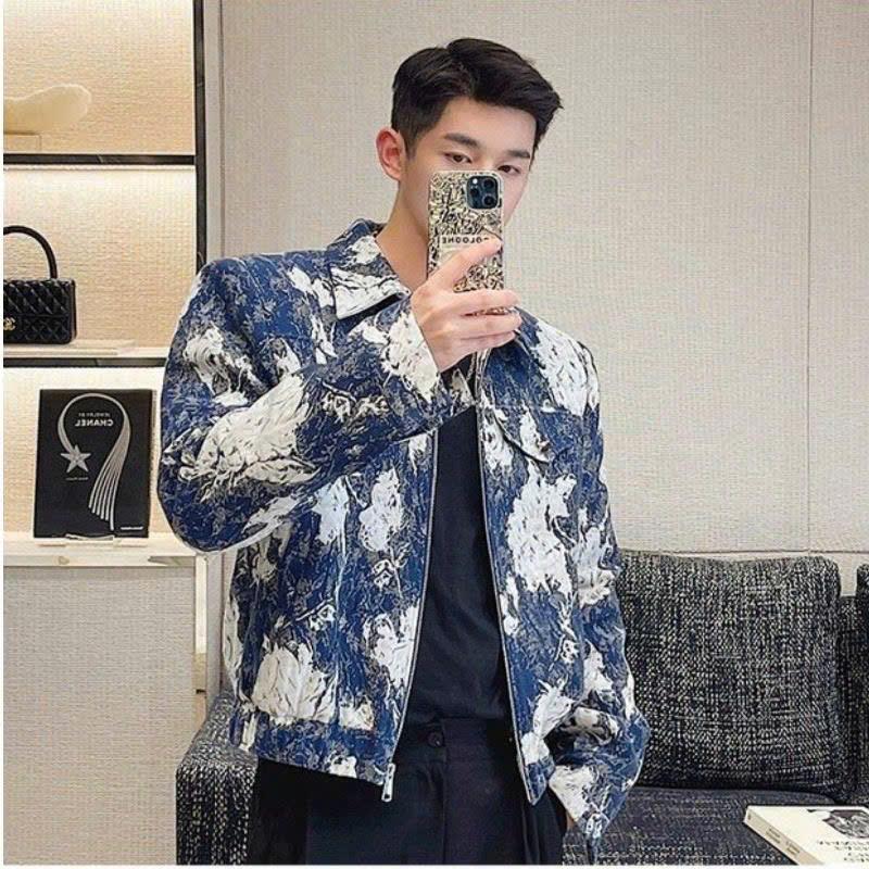 Áo nỉ nam nữ  dài tay  AN04 cổ bẻ V trẻ trung basic Menswear Sơ Mi Shirt Kem Shirt Kem