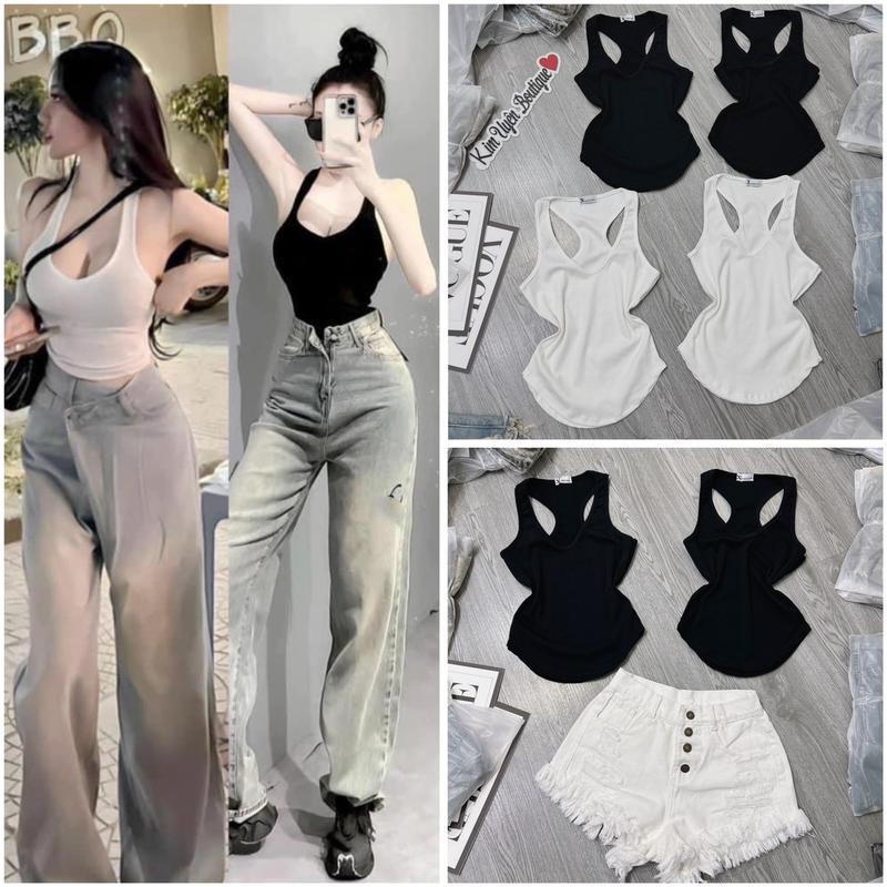 Áo Ba Lổ Vạt Nhọn Ôm Dáng A99-Kim Uyên BTQ