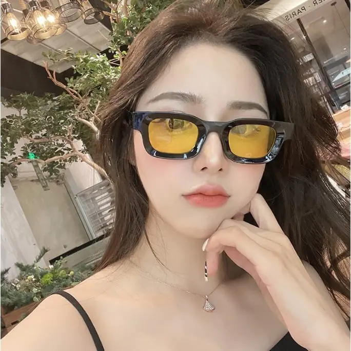 Kacamata Hitam Uv400 Gaya Retro  Warna Permen Vintage Untuk Wanita/ Pria Eyewear Sunglasses 2