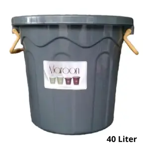 GREAT Ember Maroon + Tutup / Bak Tempat Air / Tong Air 40 Liter