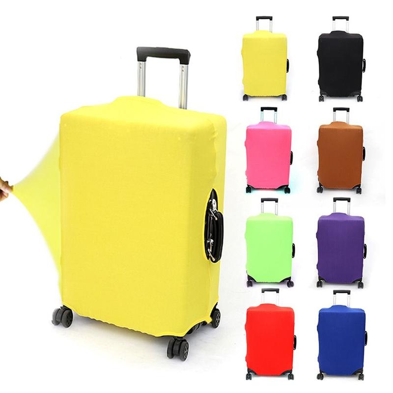 Bọc Hành Lý, Bền, Nhiều Màu, Bảo Vệ Vali Dacron, Vải Co Giãn, Chống Bụi, Túi Hành Lý, Bọc Chống Bụi, Thích Hợp Cho Vali, Phụ Kiện Nam, 18-32 Inch 1