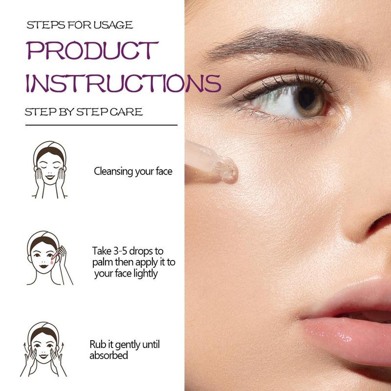 Product Introduction of Lifting Glowing Serums, 3 Counts Moisturizing & Firming Facial Serums for Reducing The Look Or The Signs Of Aging, Skincare Sets 22