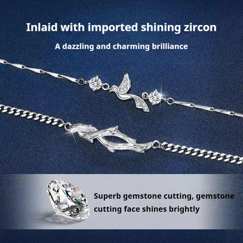 Gelang couple Eucalyptus biru Gelang Pasangan gelang fashion gelang pria wanita adjustable