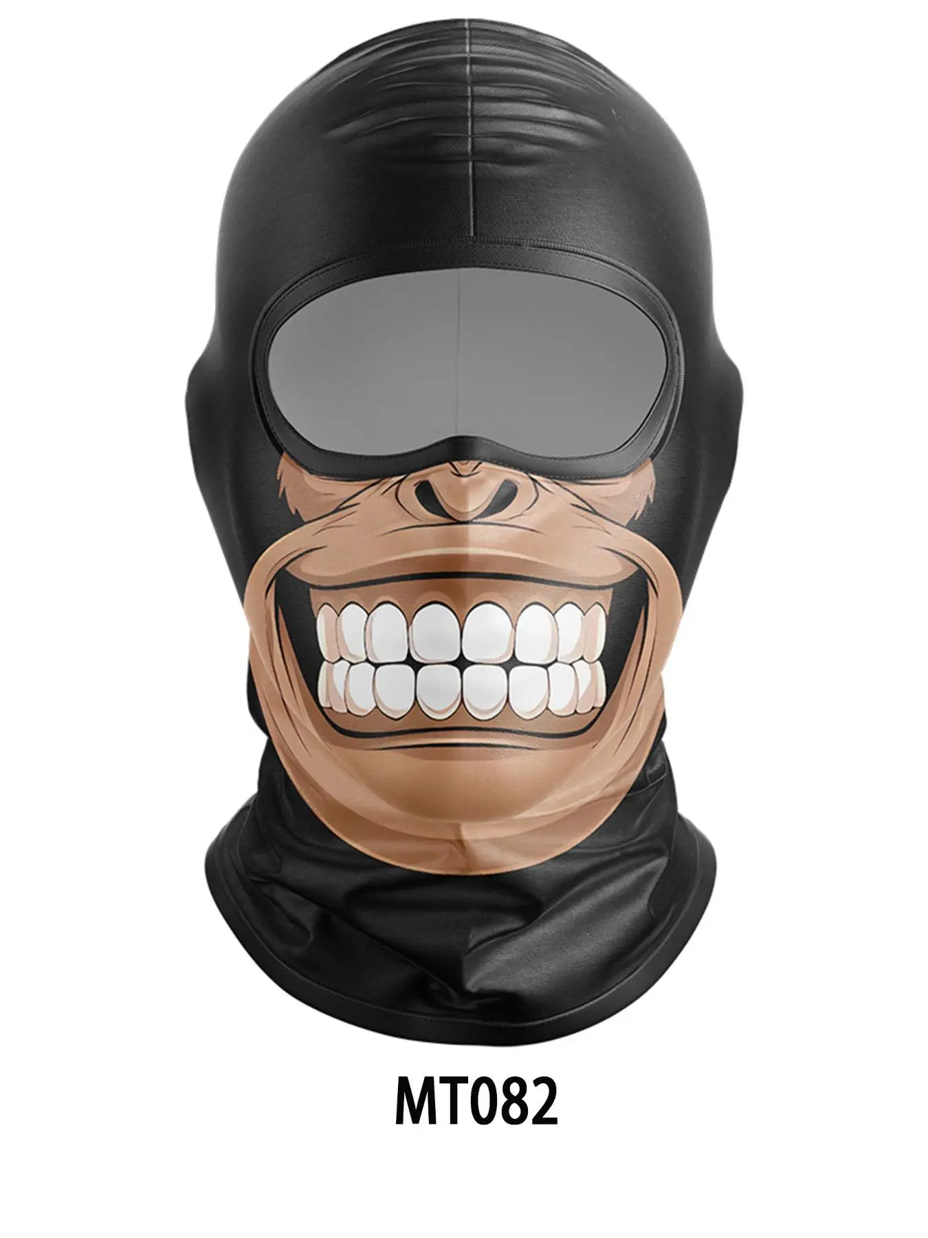 Full Face Mask, 3D Printed Cycling Mask, Windproof Sun Protection Breathable Face Cover for Men & Women, Outdoor Sports Accessories