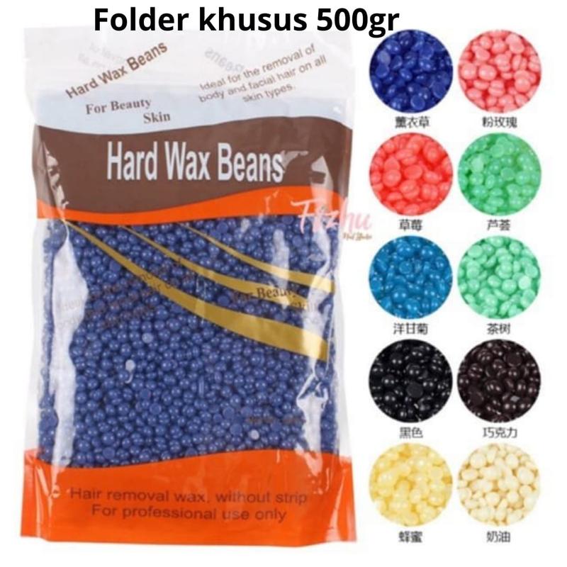 (BISA COD) HARD BEANS WAXING / SUGAR WAXING 500GR skin wax Indonesia Organik 0