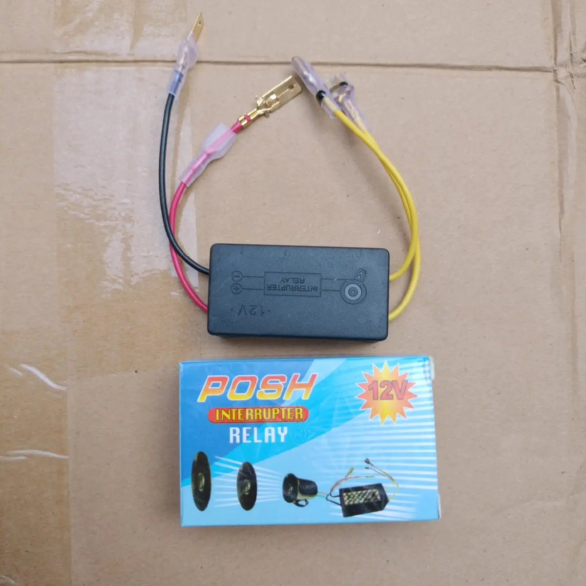 Bộ nhại còi đổ keo chống nước lắp còi điện Dc12v