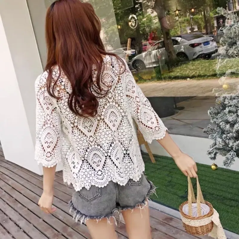CHOICE - Atasan Rajut Cexilia Crochet Cardigan Import #32110 5