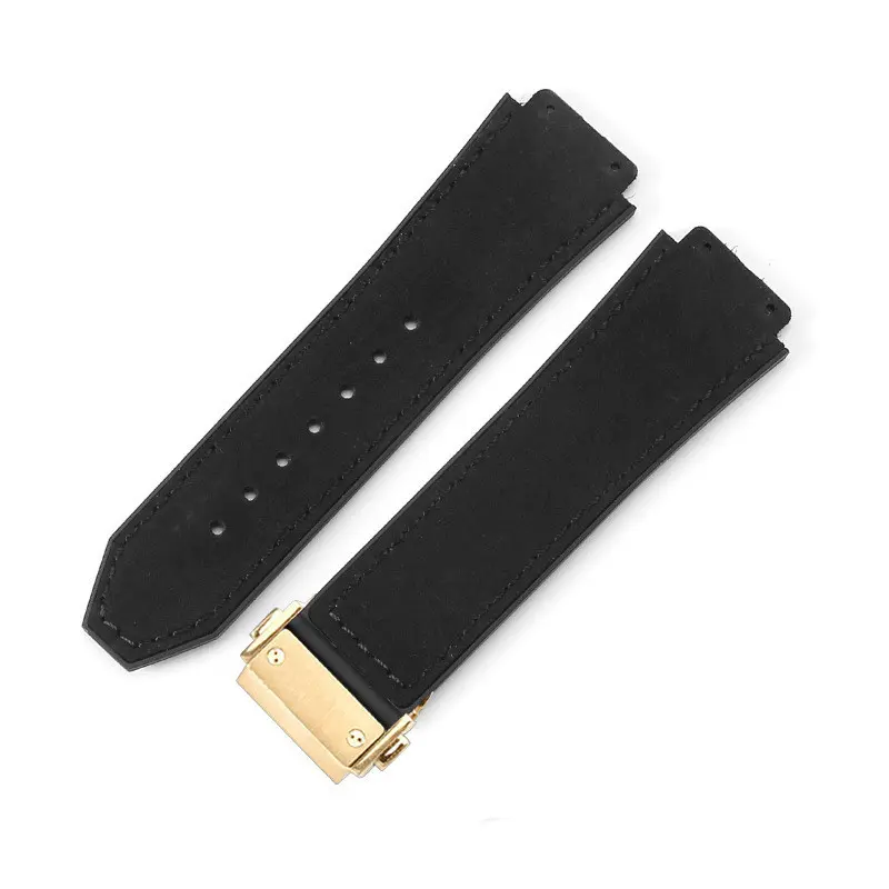 Dây Da Cho Hublot BIG BANG, Thời Trang Cổ Điển, Mờ, Dây Đeo Bằng Da Thật, Vòng Đeo Tay Thể Thao Nam, Phụ Kiện Đồng Hồ, 19 * 25Mm 6