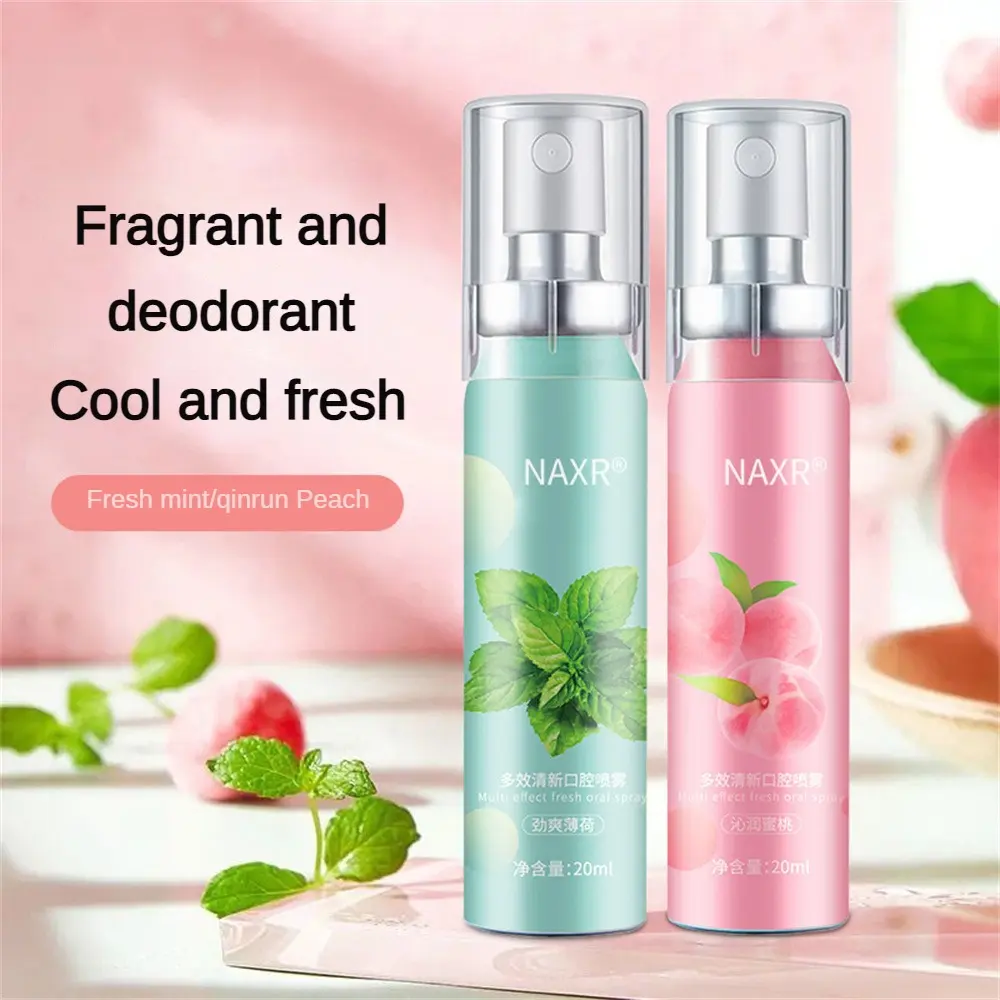 สเปรย์ฉีดปาก 20ml สำหรับกลิ่นปาก สดชื่น รสมิ้นต์ น้ำหอมปรับอากาศในช่องปาก