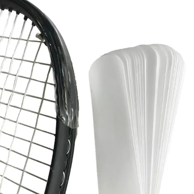 Băng Bảo Vệ Vợt Tennis Trong Suốt, Băng Bảo Vệ Đầu Mái Chèo, Miếng Dán Giảm Ma Sát, Băng Bảo Vệ TPU, Phụ Tùng Thể Thao 0