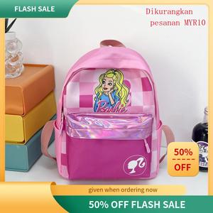 Beg galas kanak-kanak kartun, gaya korea, reka bentuk comel, sesuai untuk lelaki dan perempuan, beg galas bahu berganda, reka bentuk anime, sesuai untuk sekolah rendah Merah fjall raven simple  bag  loft begkerja bagkukuh tas  wibu backpack  dora beg  kun