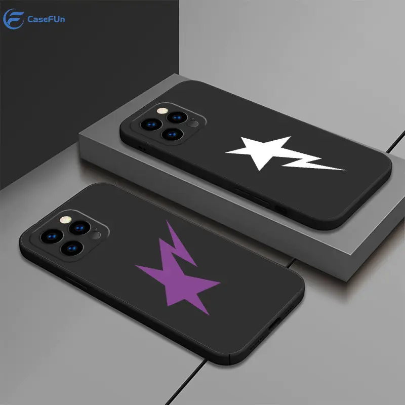 Case Hp For Infinix Smart 8 SPARK GO 2024 Note 30 Hot 40i Hot 30i Hot 20S Note 12 G96 Hot 12 Play 11 Play 9 10 Play Smart 7 Smart 6 Smart 5 Simple Fashion Brand Star Shark Phone Case Cover Casefun