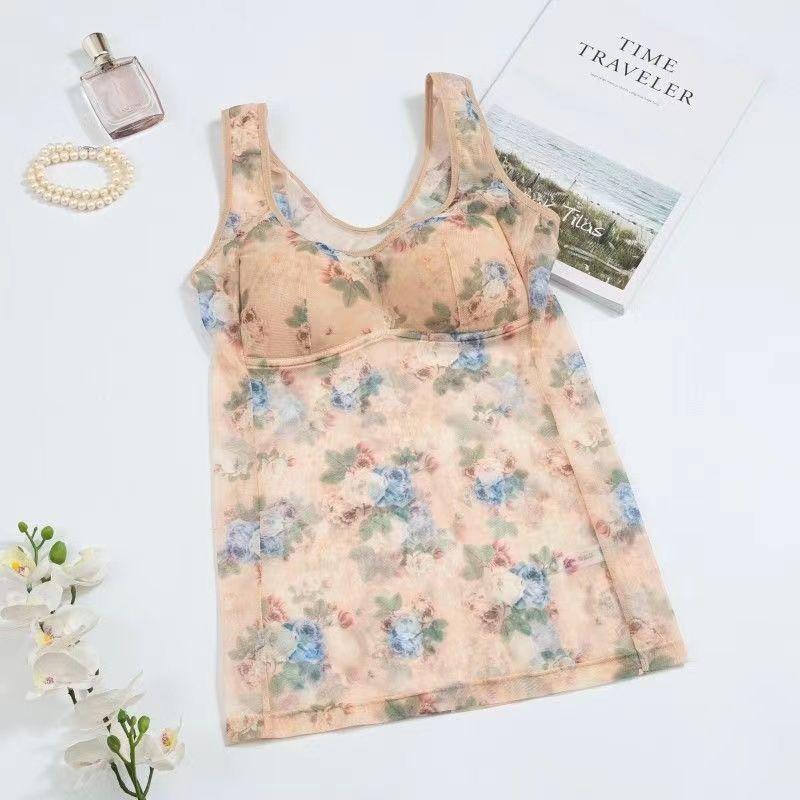 Áo Vest Ren Ngoại Cỡ Hàng Mới Về, Có Đệm Ngực, Áo Ngực Nữ Bó Sát Siêu Mỏng, Cảm Giác Đám Mây Sha, Một Mảnh 4