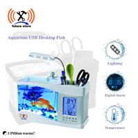 Gambar Aquarium USB Desktop Mini Fish Tank / Fashionable Fish Tank - 2 Warna - Random, Standar dari future store Kota Tangerang 1 Tokopedia