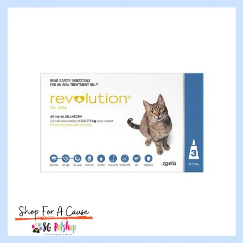 Casual  PetShop 3 Tubes Revolution For Cats (2.67.5kg Blue)
