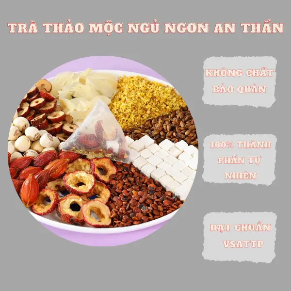 Trà Ngủ Ngon An Thần – Hỗ Trợ Cải Thiện Giấc Ngủ, Giảm Căng Thẳng