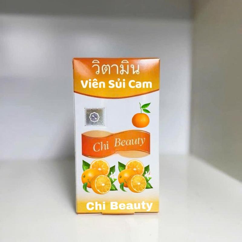 Viên Uống Vitamin Cam Thái Lan - Cung Cấp Vitamin C Từ Cam Giúp Đẹp Da - Hộp 30 Viên - Chuẩn Chi Beauty