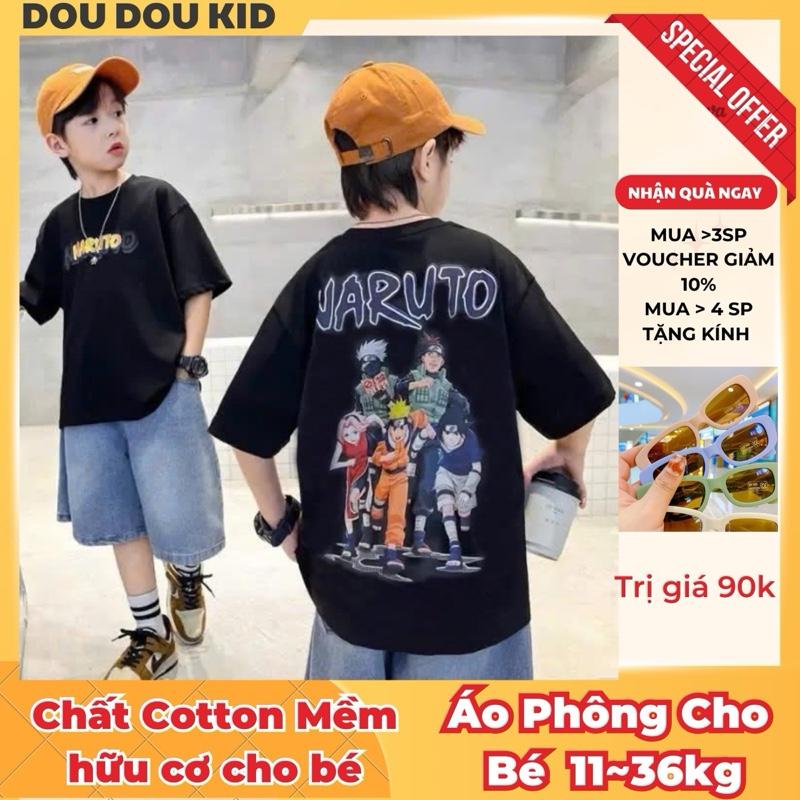 [MUA THEO CHIỀU CAO] AP28 Áo Phông Cho Bé Trai NARUTO 11-35kg, Chất Cotton Mát Chính Phẩm