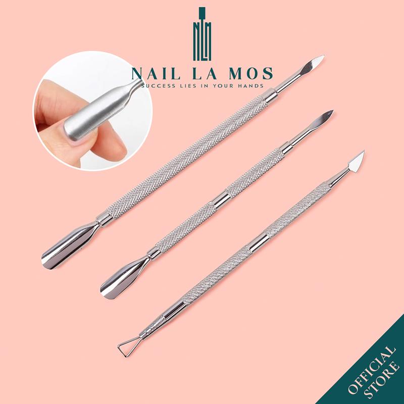 Cây đẩy da chết sủi móng - Cây cạo sơn gel lấy khóe móng loại inox 304 chuyên dụng