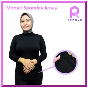 Manset Bahan Spandek Lengan Panjang Dewasa Polos
