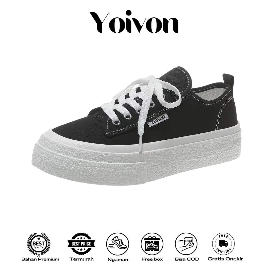 YOIVON - Free Box Chanmi Sepatu Sneakers Wanita Kualitas Premium