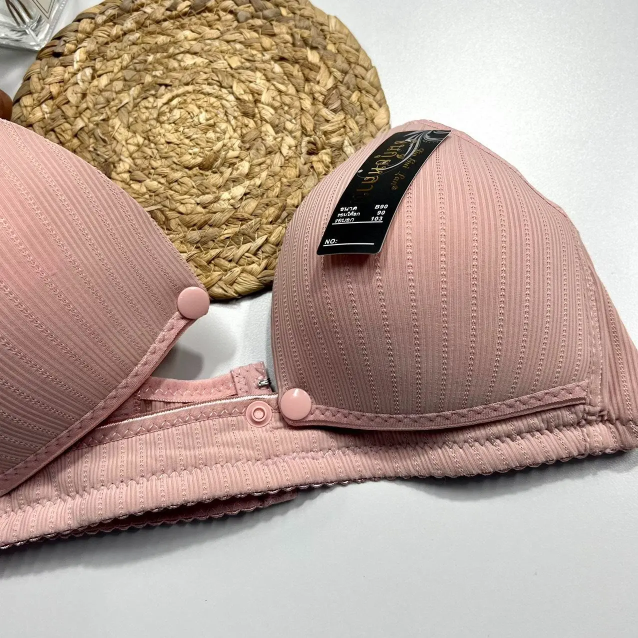 Áo lót bầu và sau sinh mã 221 cho con bú chống chảy sệ, giúp nâng vòng 1 chất cotton mềm mịn