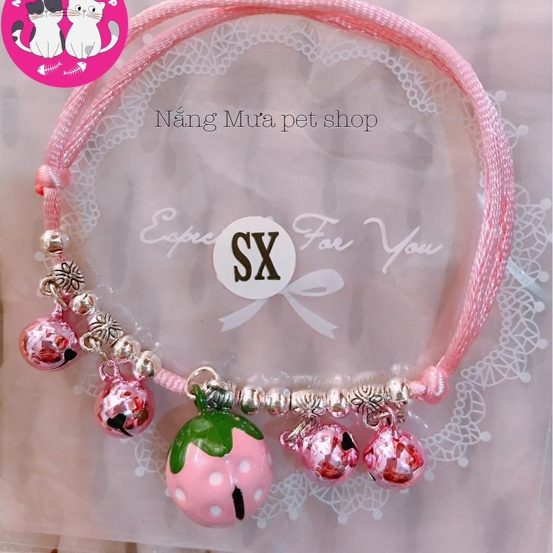 vòng cổ nhiều chuông cho chó mèo cute 5