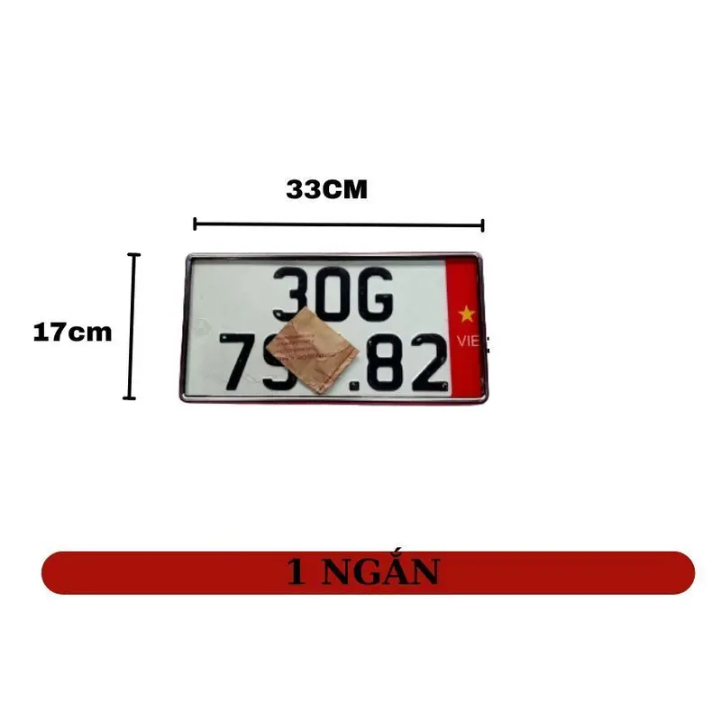 Khung lắp biển số xe ô tô xe mới đăng kí,khung có mica+phụ kiện đầy đủ dễ dàng lắp tại nhà(chát vơi shop trước khi đặt) 4