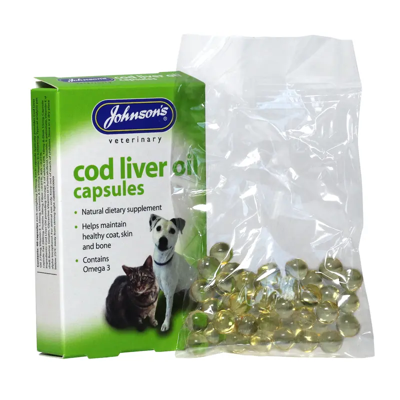 Minyak Hati Ikan Kod Untuk Kucing & Anjing Johnson's Cod Liver Oil 2