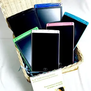 READY PAPAN LCD WRITING TABLET 8,5 INCH UNTUK EDUKASI ANAK BISA DI CORET LALU DI HAPUS PAPAN LCD BELAJAR ANAK