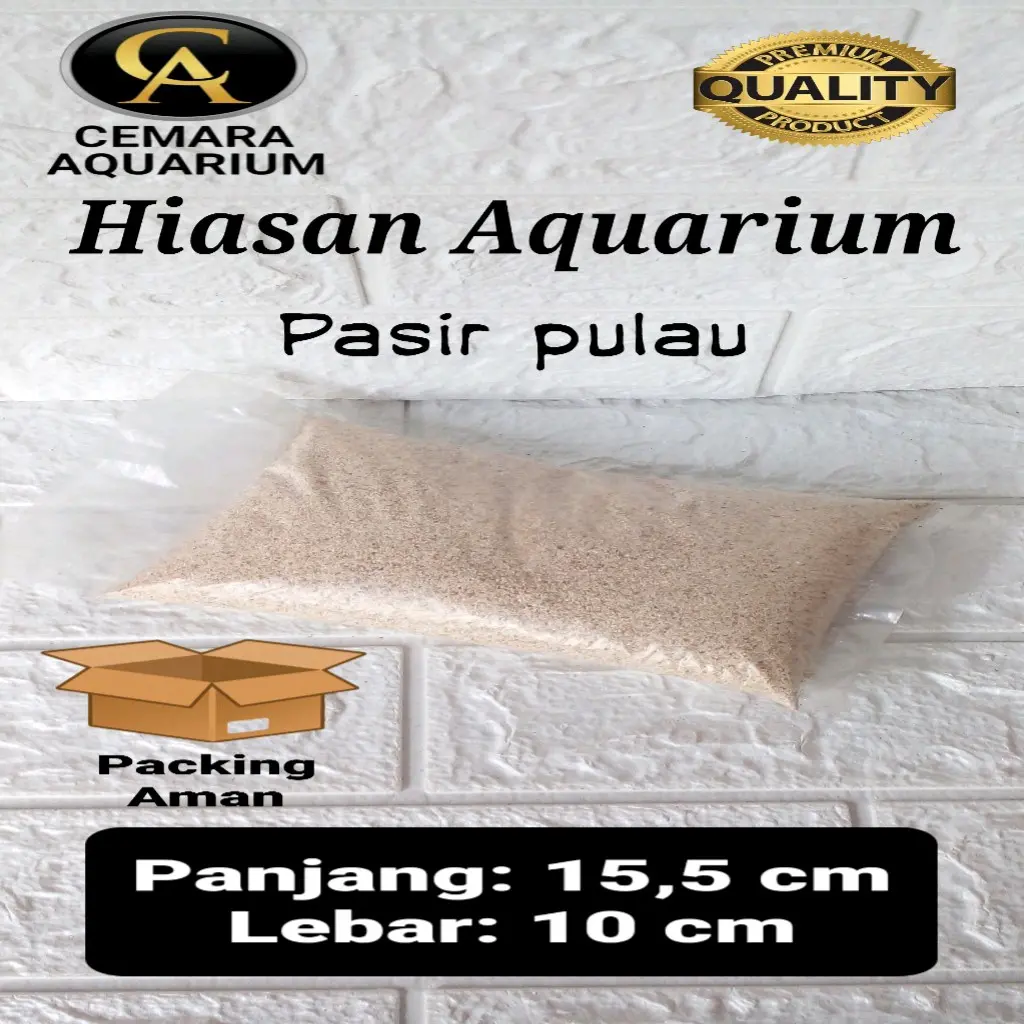Hiasan aquarium/ pasir pulau/ pasir aquarium/ aquarium/ aquascape